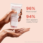 Clarins anti aging body moisturizer tube side and back details