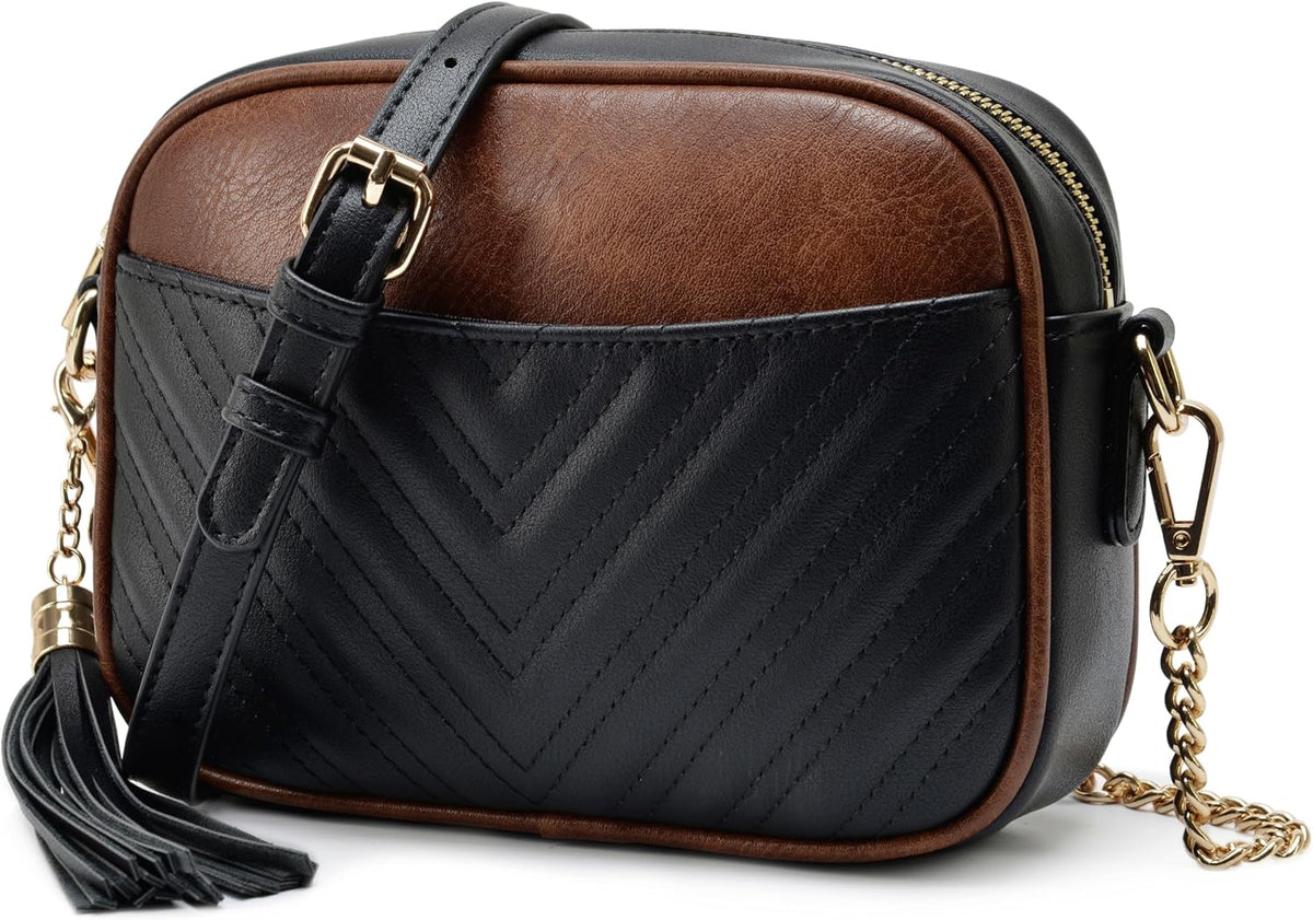 lola mae Quilted Crossbody Bag | Shoulder Purse - Image 10