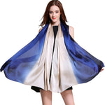 K-Elewon gradient scarf packaged for gifting