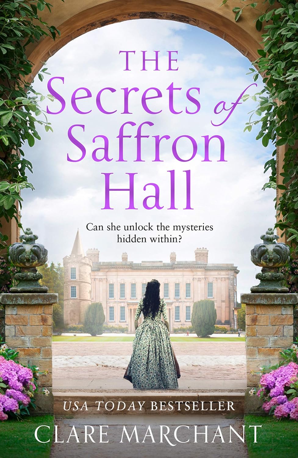 Clare Marchant The Secrets of Saffron Hall novel front cover view