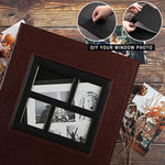 Ywlake Photo Album 4x6 500 Pockets Photos, Extra Large Capacity Family Wedding Picture Albums Holds 500 Horizontal and Vertical Photos Brown - Image 4