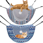 Unittype 2-piece cat cage hammock set in boho style