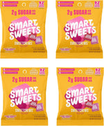 SmartSweets Dream Puffs, Gluten Free Foam Candy, Plant Based Healthy Snacks For Adults & Kids, Low Calorie, Low Sugar, No Artificial Sweeteners, Strawberry & Peach Flavors, 50g Bags, 4 Pack - Image 11