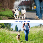 Premium black twin dog lead splitter by MingXpets packaged for pet owners