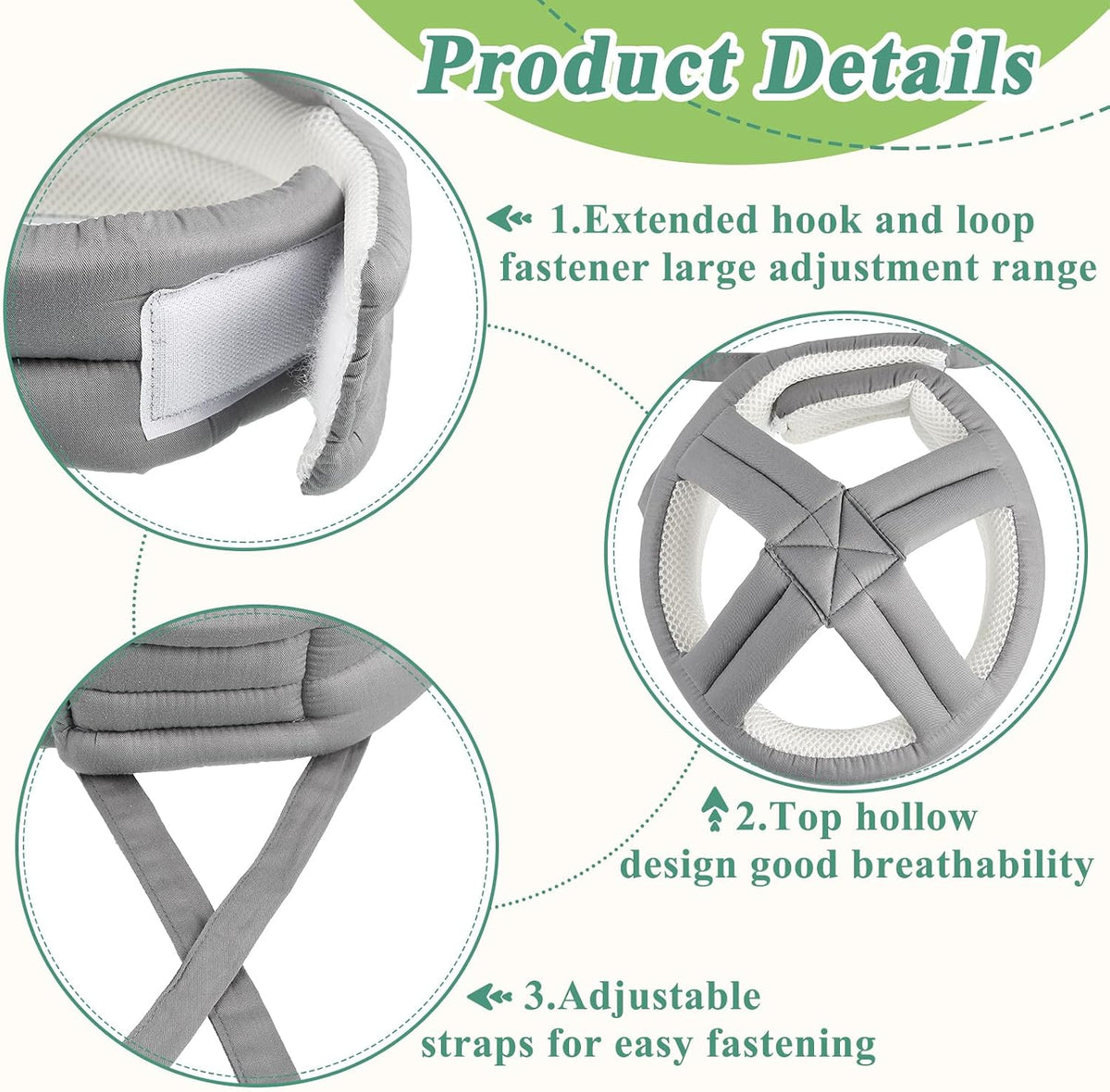 Woanger anti-fall safety helmet sponge padding close-up