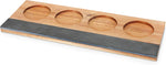 Twine wooden flight board packaged for housewarming gift presentation