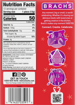 Red and white striped classic candy canes individually wrapped for holiday snacking
