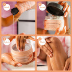 MIX:BAR Vanilla Bourbon Sugary Body Scrub for Women, Exfoliating & Cleansing with Niacinamide, Panthenol & Vitamin C, Paraben Free, Vegan, 10oz - Image 9