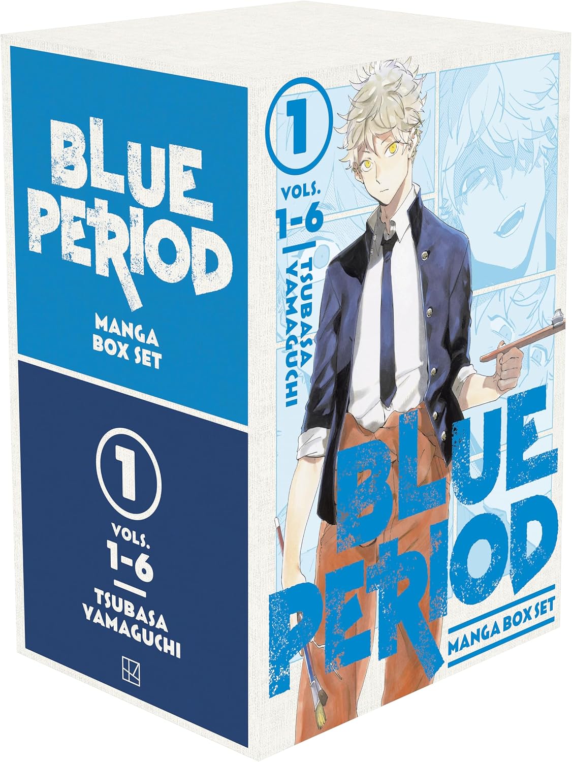 Tsubasa Yamaguchi Blue Period Manga Box Set 1 front view collectible slipcase edition