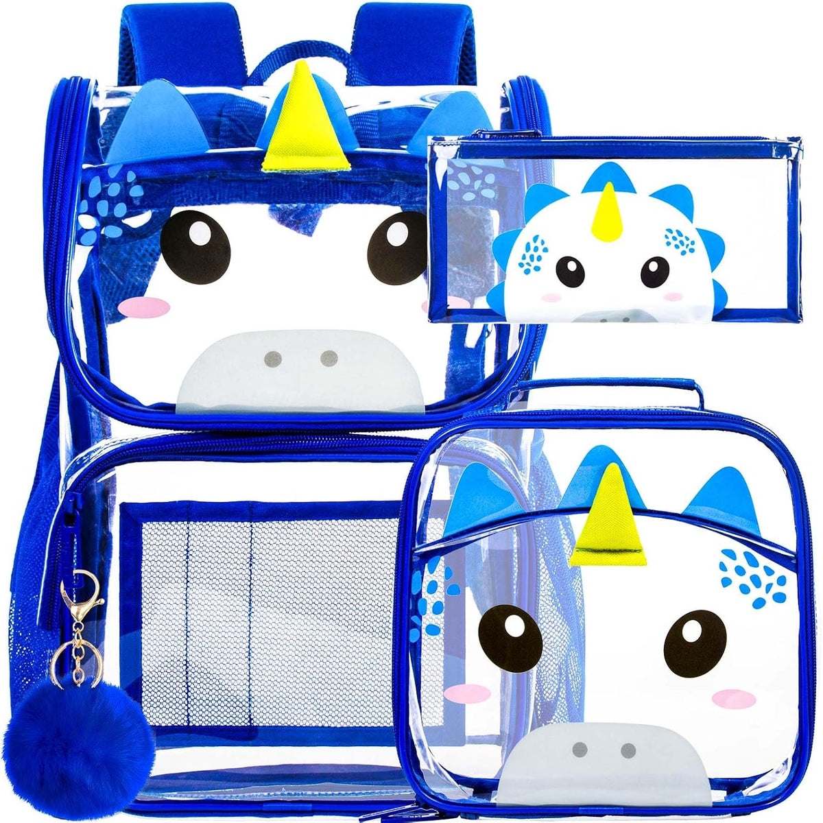 UFNDC clear backpack front view