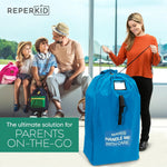 Reperkid durable nylon stroller bag fabric detail