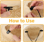 Flexible removable black cap retainers for outdoor sports