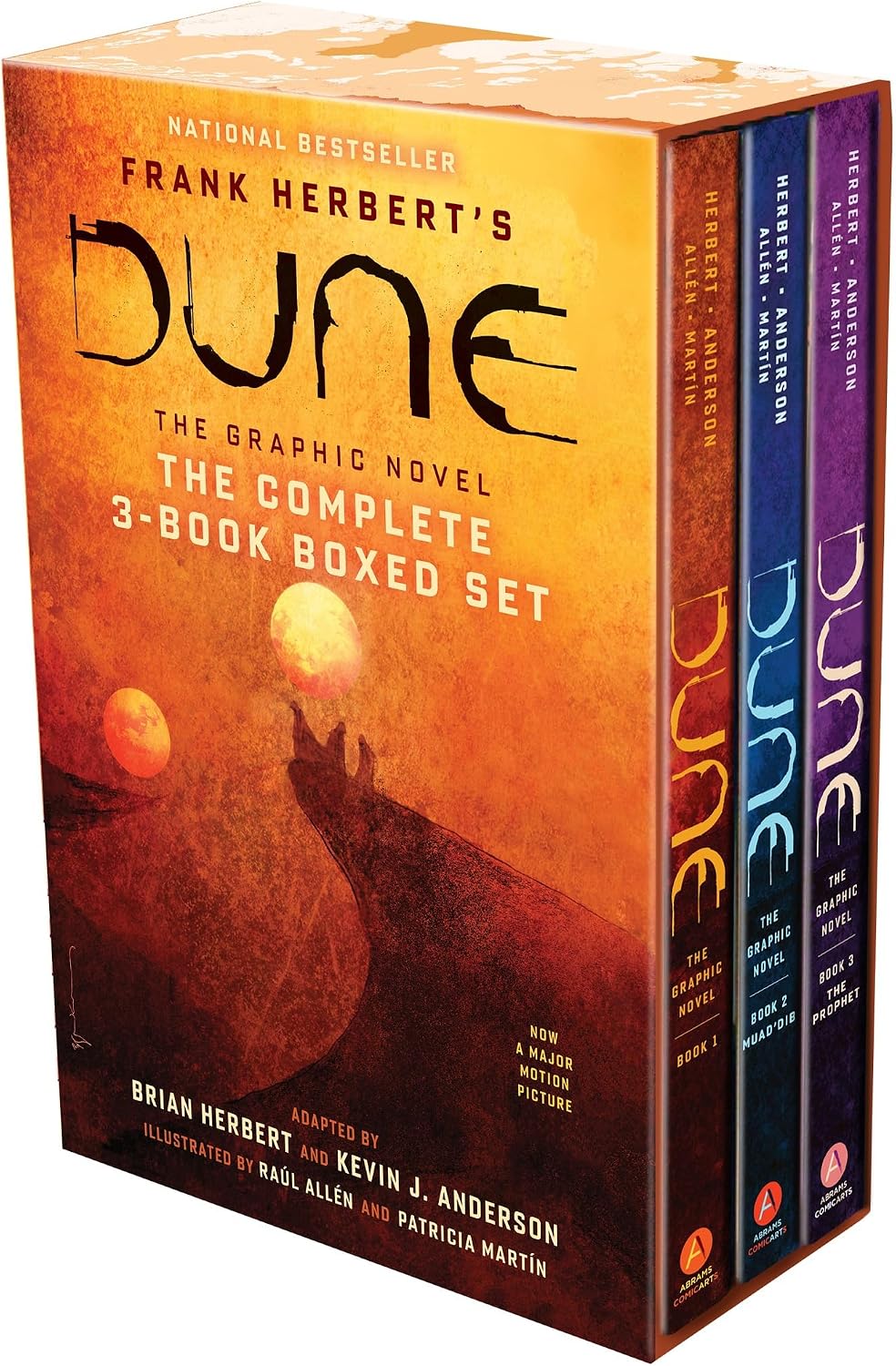 Brian Herbert Dune The Graphic Novel Complete Boxed Set front view collectible book