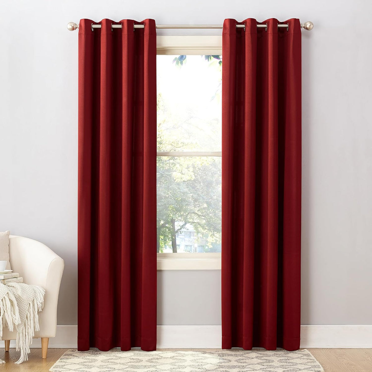 Sun Zero Barrow Energy Efficient Grommet Curtain Panel Pair - Image 15