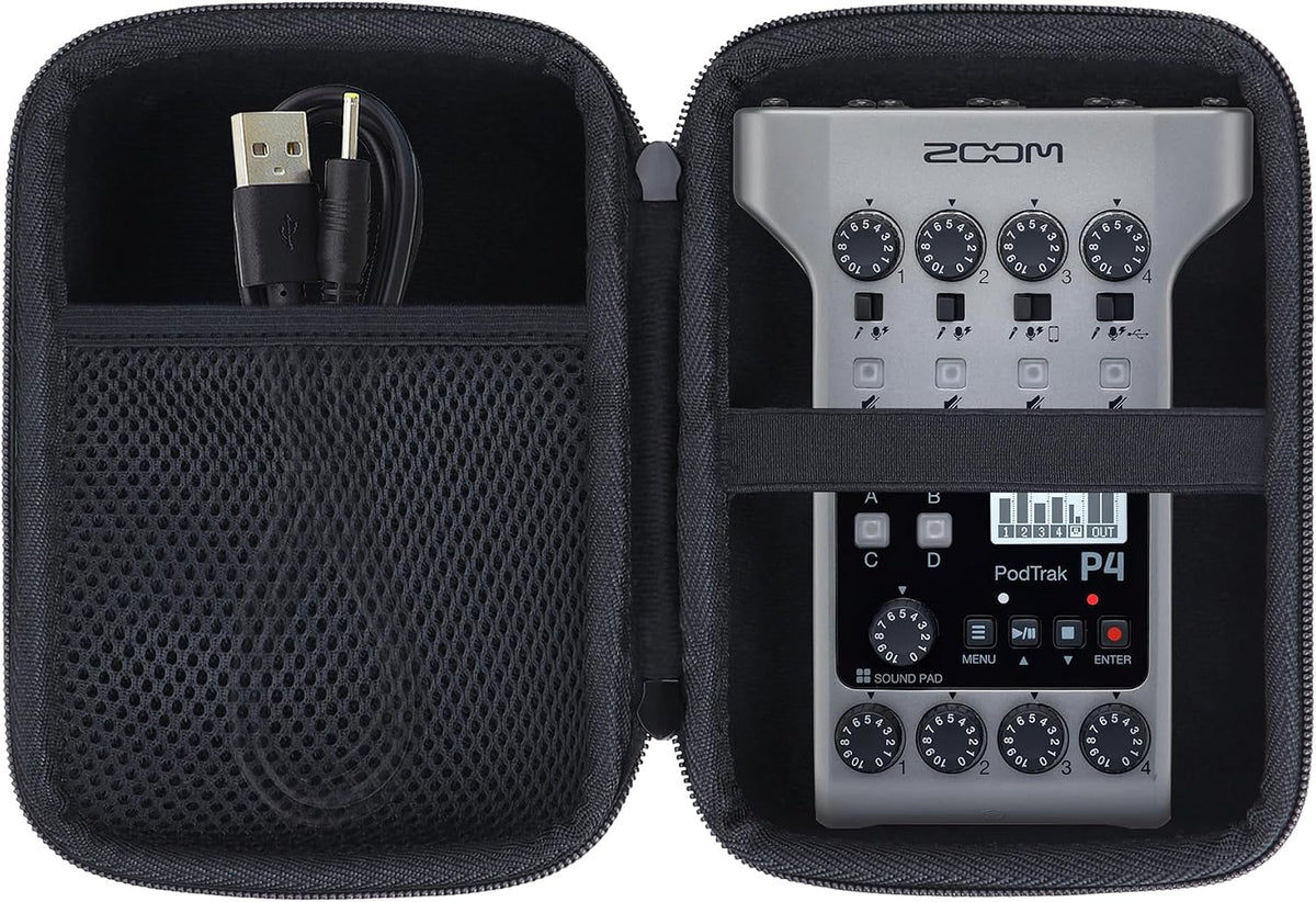 Lebakort Storage Case Compatible with Zoom R4 MultiTrak SD Recorder - Image 14