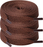 3 Pair Flat Shoe laces, 5/16" Wide Shoelaces | Athletic Running Sneakers Shoes Boot Strings - Image 9