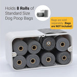 SVD.PET tabletop pet waste bag dispenser placed on a flat surface