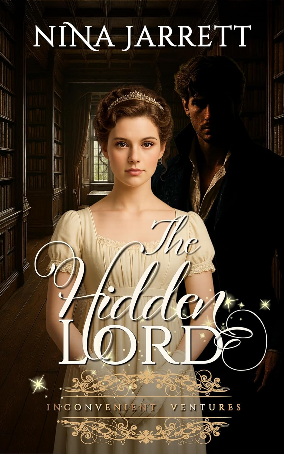 Nina Jarrett The Hidden Lord Regency Romance front cover art