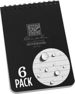 Rite in the Rain 6 pack notebook set arrangement