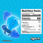 Individually wrapped blue raspberry lollipops arranged for party favor inspiration.