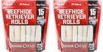 Canine Chews 8-9" Beef Basted Rawhide Rolls, Raw Hide Bones for Large Dogs, Dog Bones Large Breed, Durable, Long-Lasting, Medium & Large Breeds, 25pk - Image 14