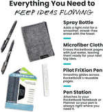 Rocketbook spray bottle for notebook cleaning