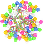 KH866 60 pieces tooth necklace holders front view