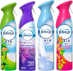 Febreze Air Freshener Odor Eliminator Spray front view 4 pack assorted scents