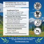 Pure Mountain Botanicals Cat's Claw Capsules - 1000mg Peruvian Bark - Image 2