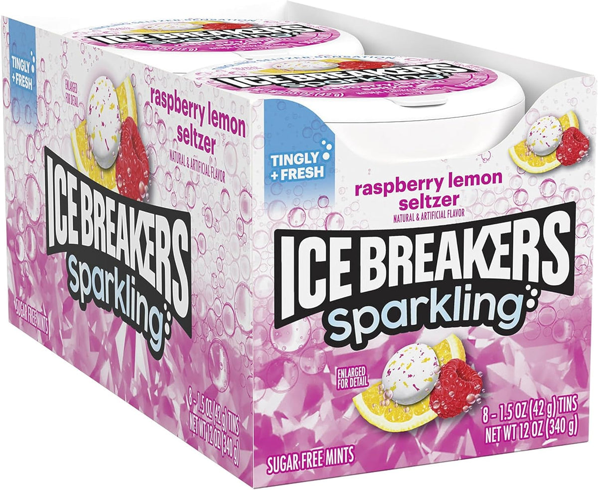 ICE BREAKERS Sparkling Pineapple Mango Seltzer Sugar Free Mints Tins, 1.5 oz (8 Count) - Image 9