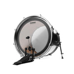 Evans EMAD heavyweight clear drumhead damping system detail