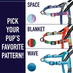 Leash Boss No Pull Dog Harness, Easy Walk for Small, Medium, and Large Pets, Reflective with Rear and Front Clip Attachment (Space Pattern, Small) - Image 9