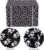 Premium imported pet enclosure cover highlighting heavy duty zipper teeth and dual door functionality