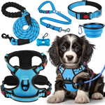 LOBEVE No Pull Dog Harness, Collar & Leash Set | Includes Dog Seat Belt, Collapsible Bowls & Poop Bag Dispenser. Ideal for Training, Walking, Hiking. Fits Small to Large Dogs(Pink-M) - Image 10