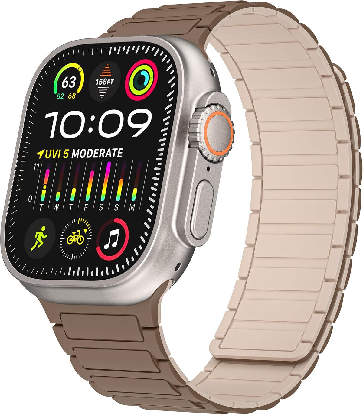 Magnetic watchband Compatible with Apple Watch Ultra 3/2/1 Band 49mm 46mm 45mm 44mm 42mm 41mm 40mm 38mm sport Silicone Replacement Wristband Strong Magnet link for iWatch SE 3/2/1 & Series 11 10 9 8 7 6 5 4 3 2 1 - Image 12