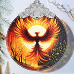 Stained Glass Suncatcher Ornament - Peacock Christmas Decorations - Christmas Ornaments for Tree - Holiday Present Ideas - Gift Exchange - Image 12