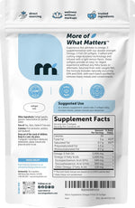 Micro Ingredients EPA and DHA rich omega 3 capsules in hand