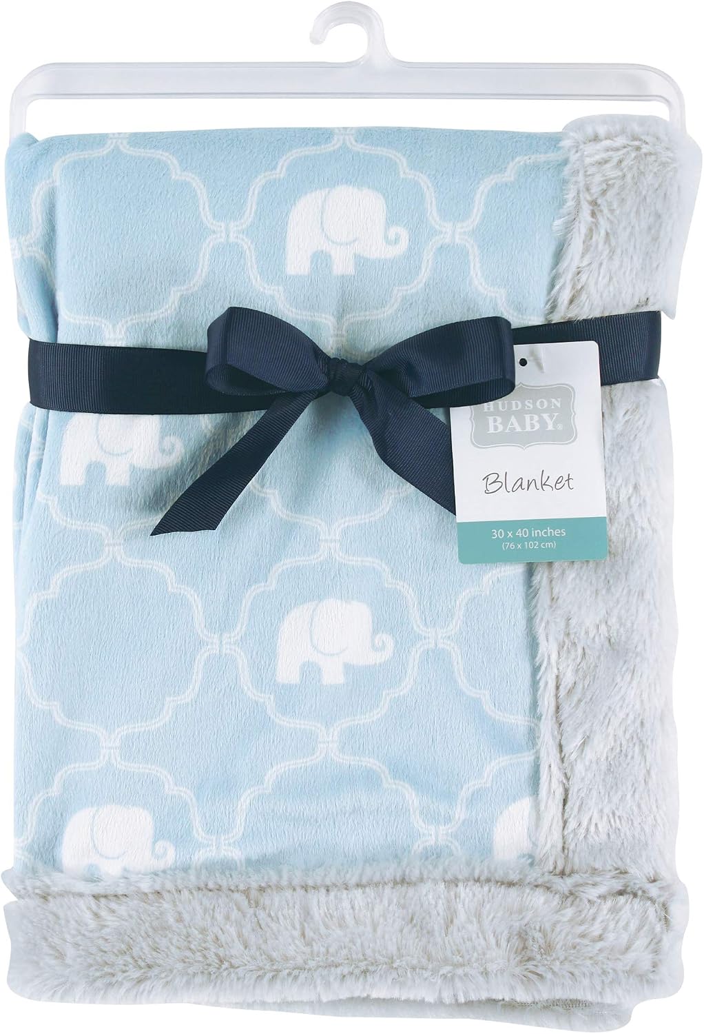 Hudson Baby elephant blanket folded display