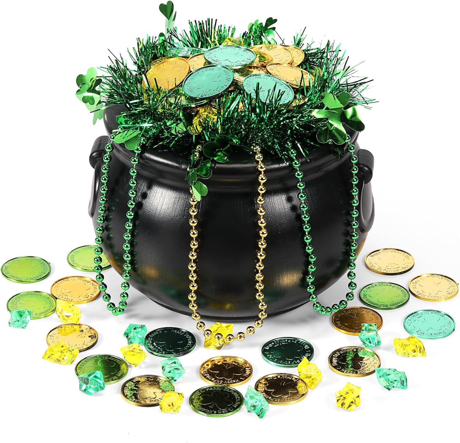 Sratte 308 pieces St Patricks Day cauldron set front view