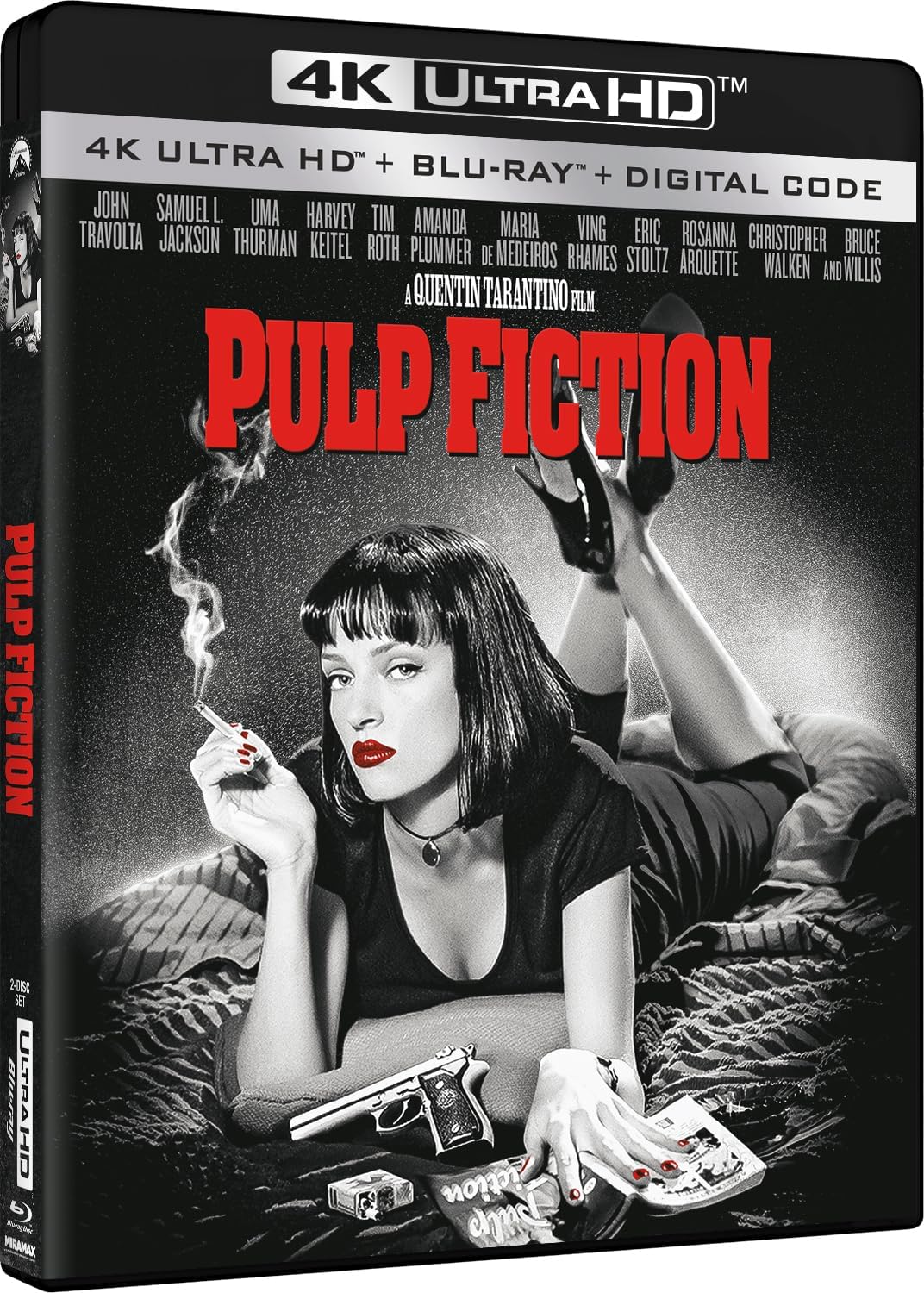 Format Pulp Fiction Blu-ray front view cinematic cover art