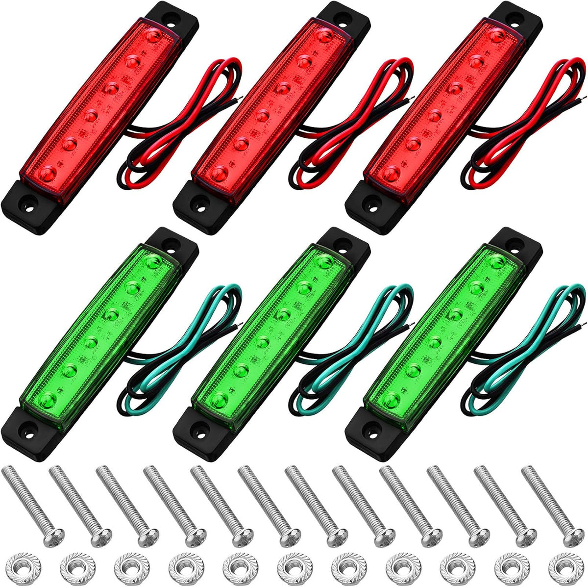 Weewooday boat navigation lights front view marine LED strip