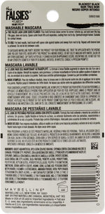 Maybelline Blackest Black mascara packaging texture