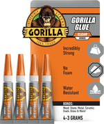 Gorilla Clear Glue, All Purpose, 1.75 oz Bottle | Water Resistant Formula, Bonds Wood, Stone, Metal, Ceramic, and Foam, Ideal for Indoor and Outdoor Use - Image 10