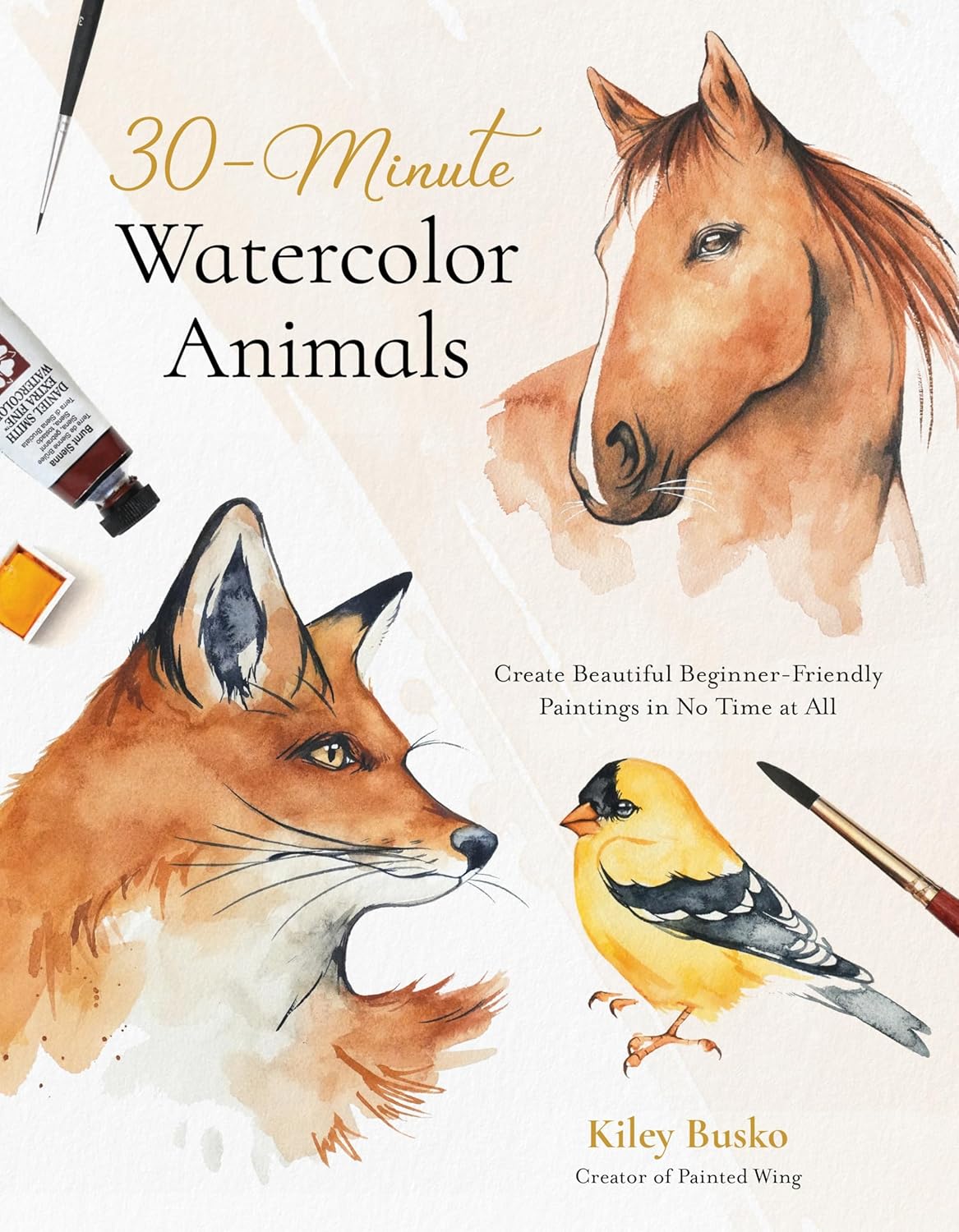 30-Minute Watercolor Animals: Create Beautiful Beginner-Friendly Paintings in No Time at All - Image 1