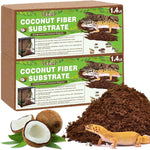 Halatool 1.4LB Coconut Fiber Substrate for Reptile Bedding, Natural Compressed Coconut Husk Substrate for Snake Tarantula Enclosure Tortoises Habitat Spider Leopard Gecko Tank - Image 12