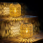 Livinlarge rattan solar lantern packaged as a gift for women and moms