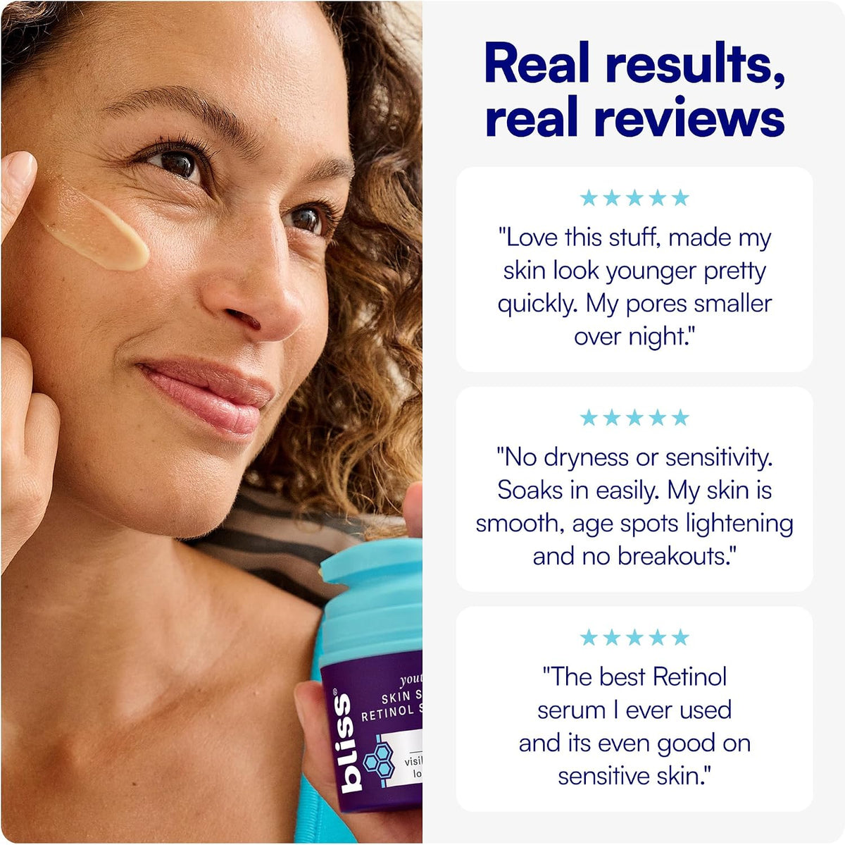 Bliss Retinol Serum cruelty-free and vegan certification labels