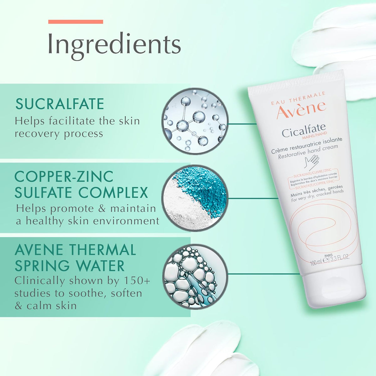 Avène Cicalfate hand cream 100ml authentic imported product