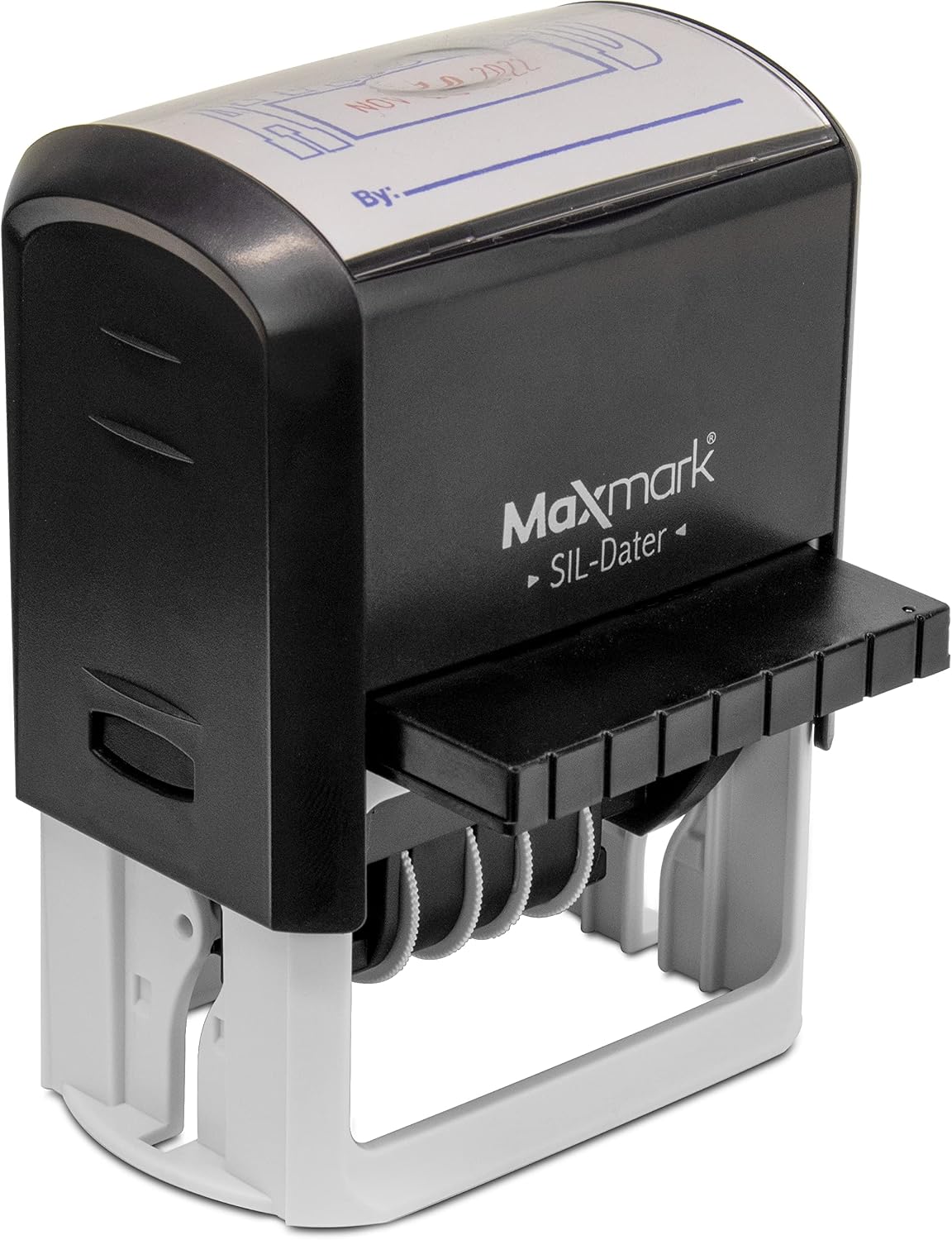 MaxMark received phrase stamp showing 12-year band mechanism