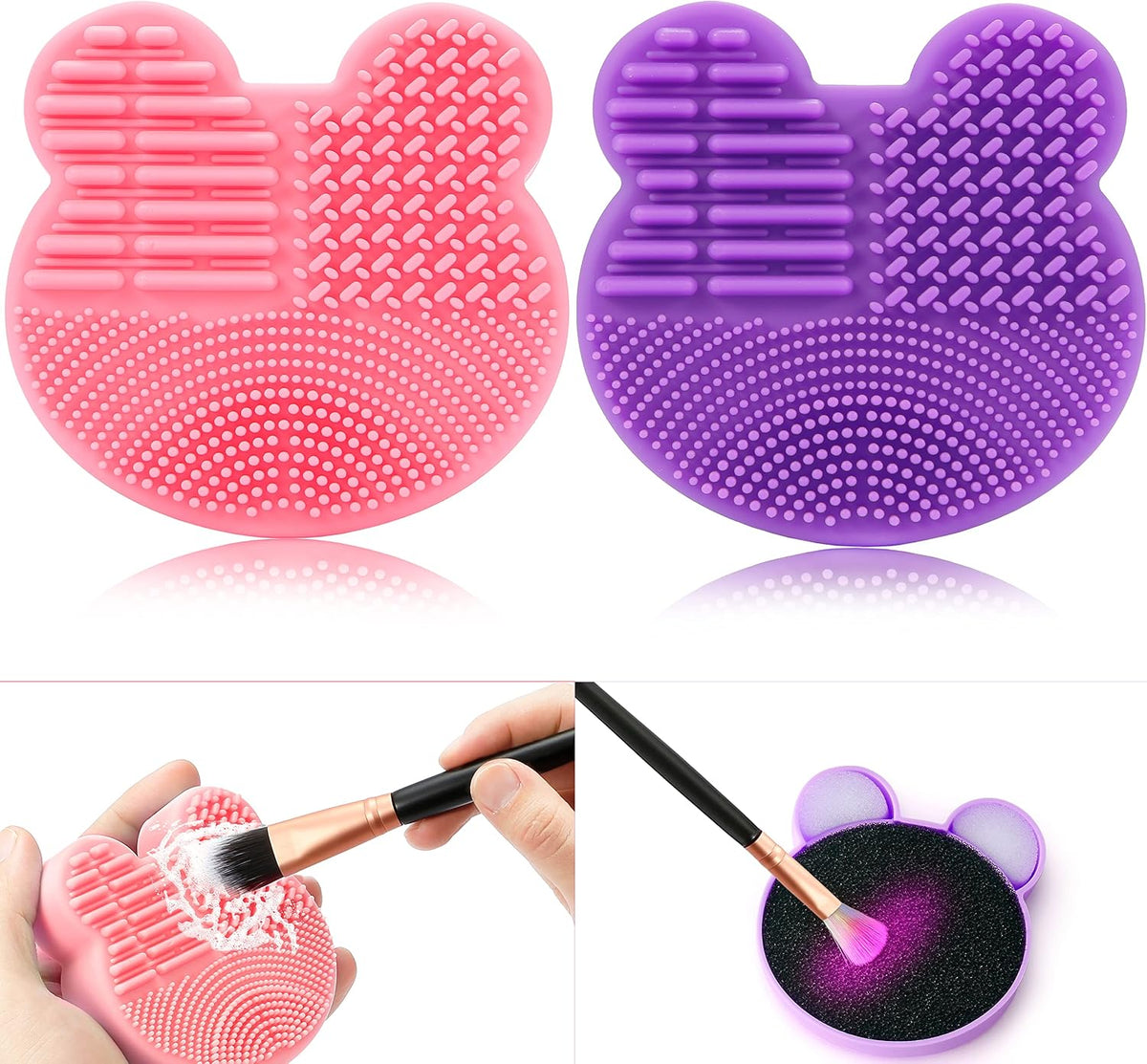 TailaiMei makeup brush cleaning mat front view